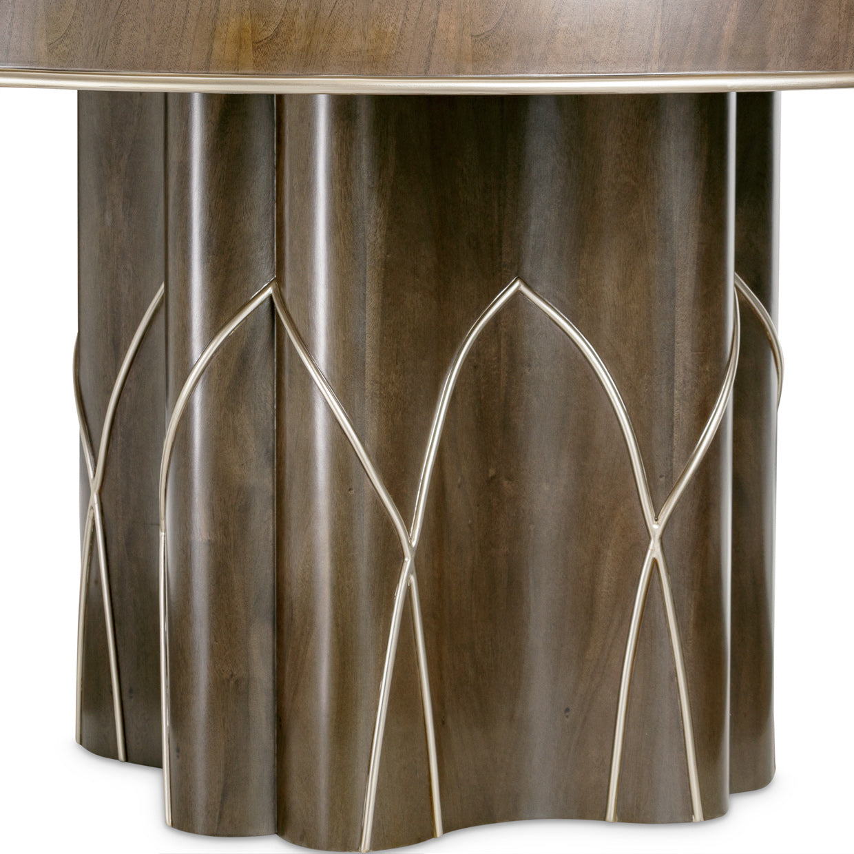 VillaÂ Cherie Round Dining Table - Hazelnut