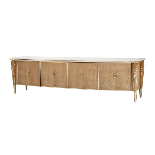 Villa Cherie Media Cabinet - Caramel
