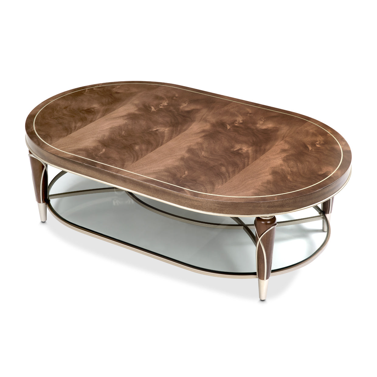 VillaÂ Cherie Oval Cocktail Table - Hazelnut