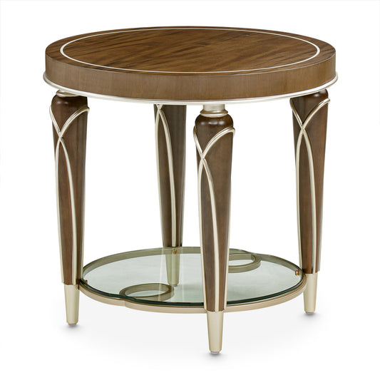 VillaÂ Cherie End Table - Hazelnut