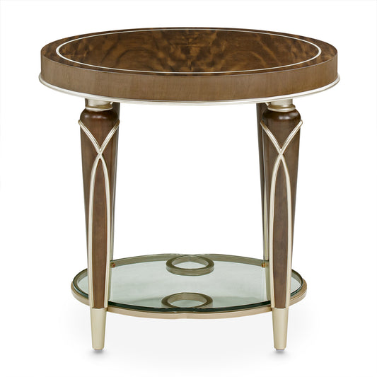 VillaÂ Cherie End Table - Hazelnut