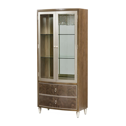 VillaÂ Cherie Display Cabinet - Hazelnut
