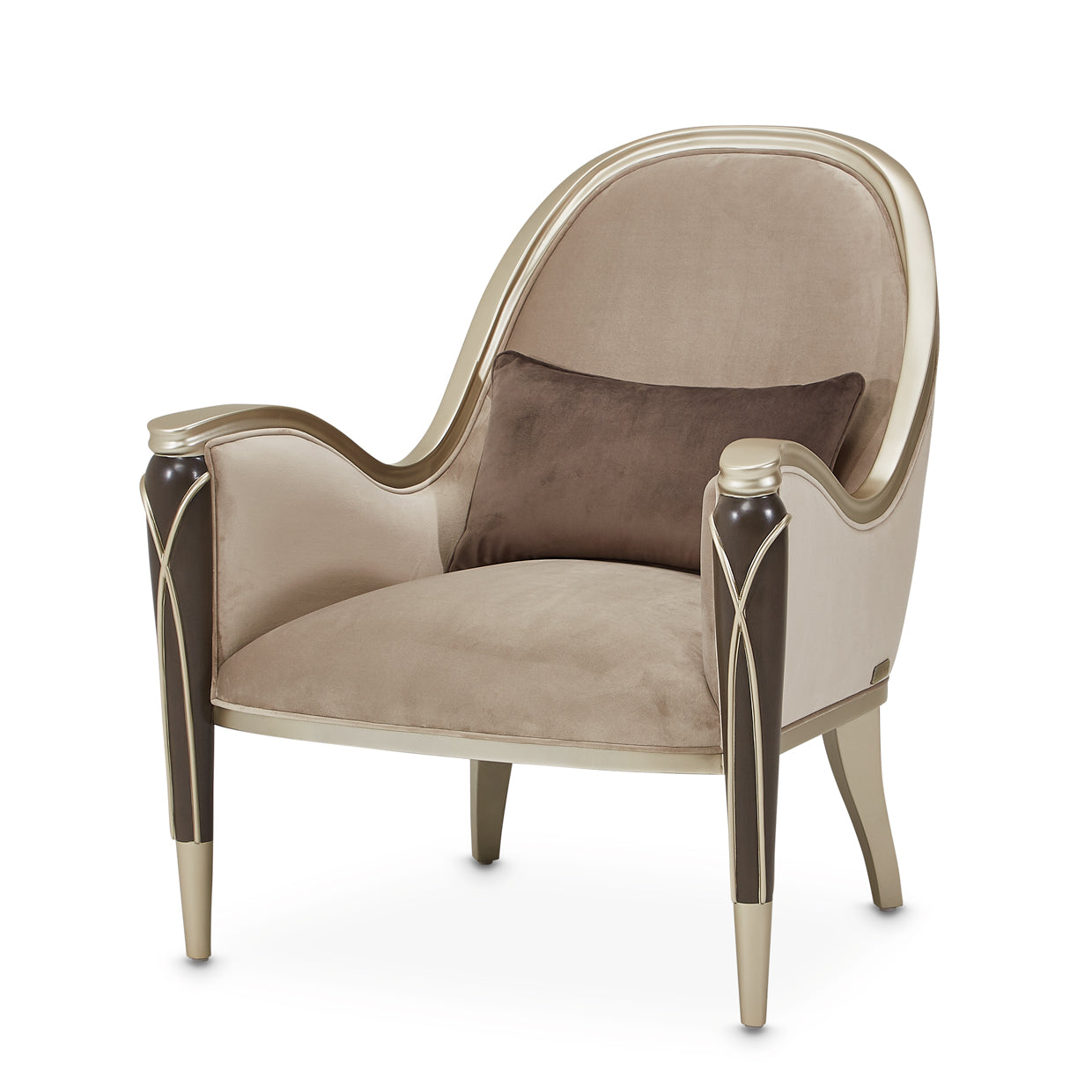 Villa Cherie Accent Chair - Porcini/Hazelnut