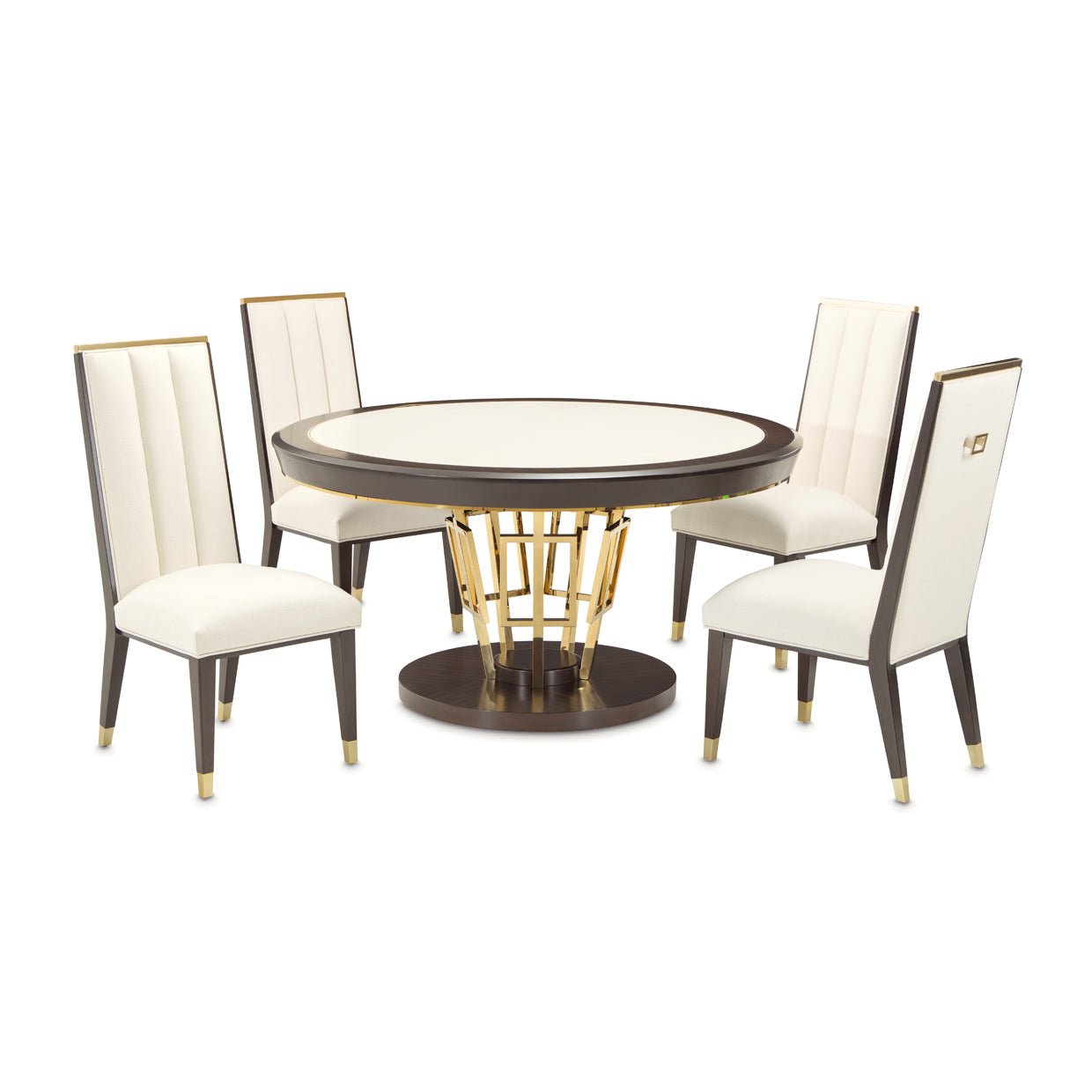 Belmont Place Round Dining Table - Espresso