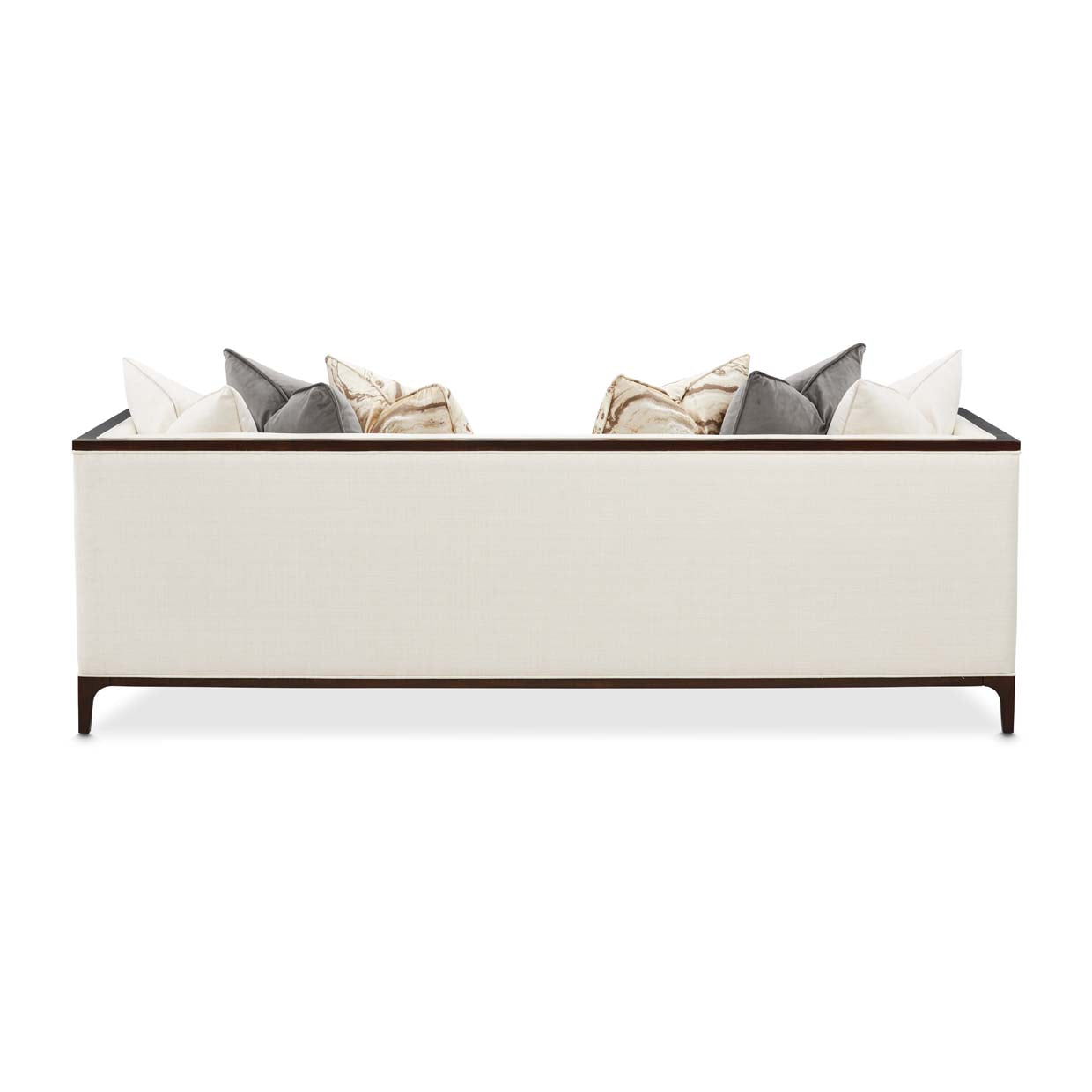 Belmont Place Sofa - Cream/Espresso