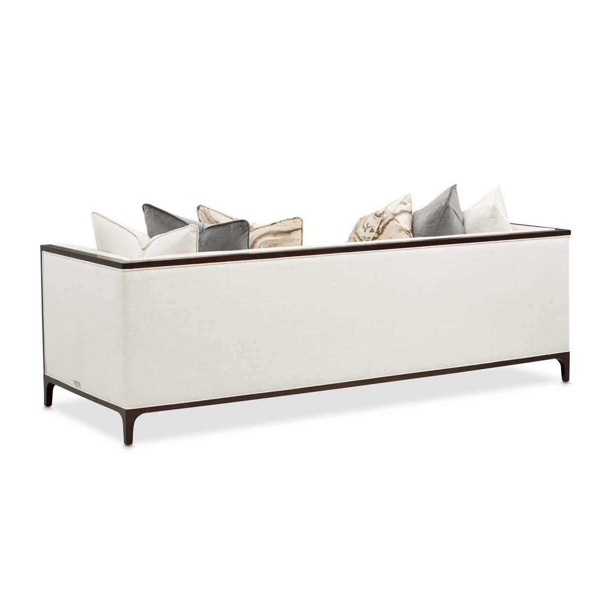 Belmont Place Sofa - Cream/Espresso