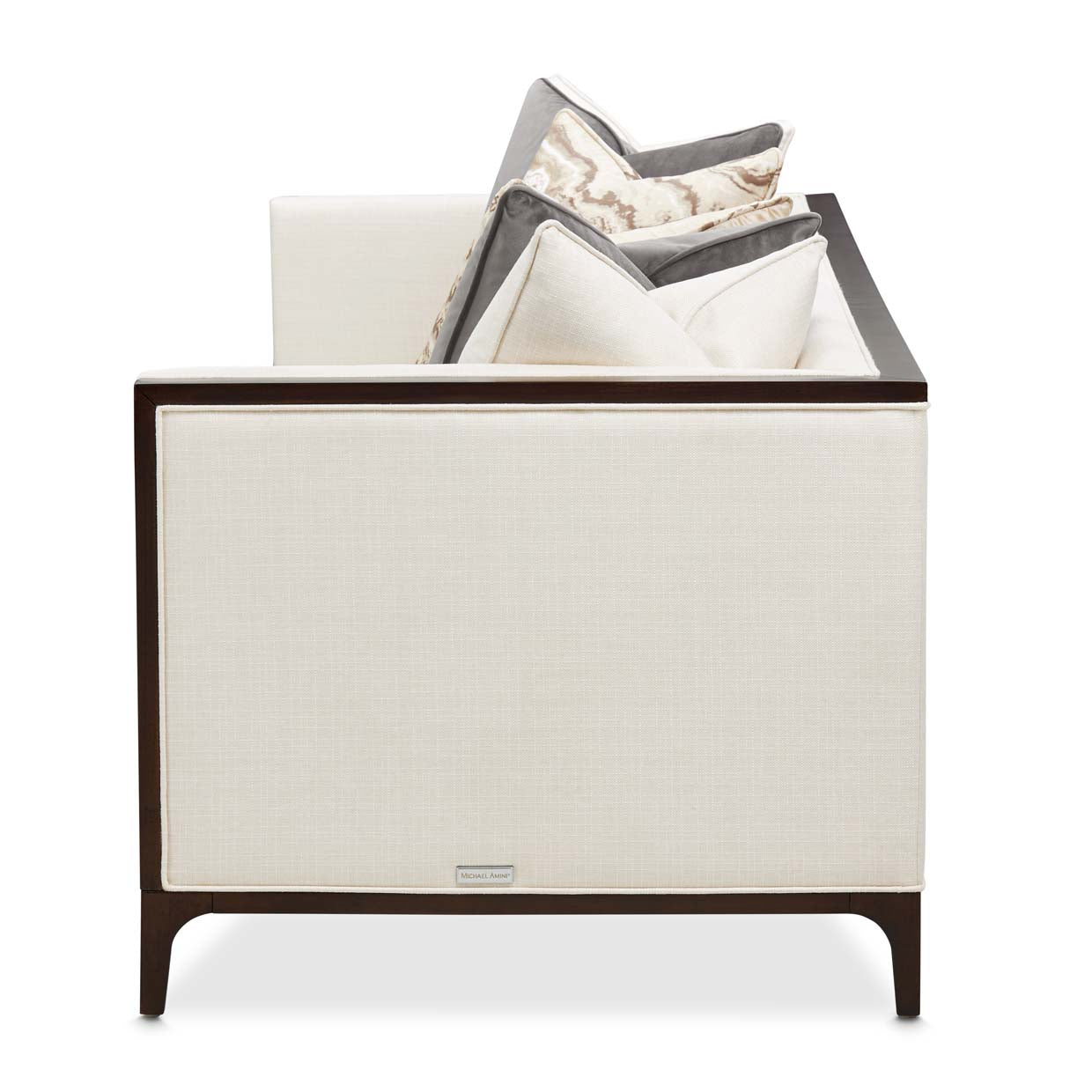 Belmont Place Sofa - Cream/Espresso