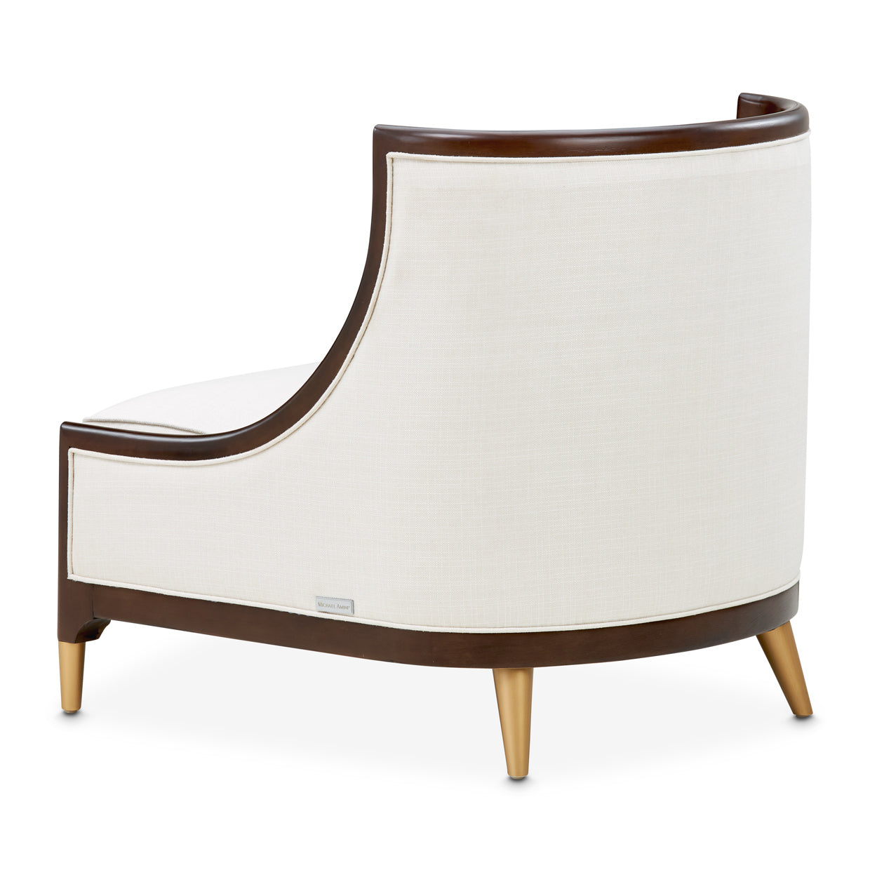 Belmont Place Accent Chair - Cream/Espresso