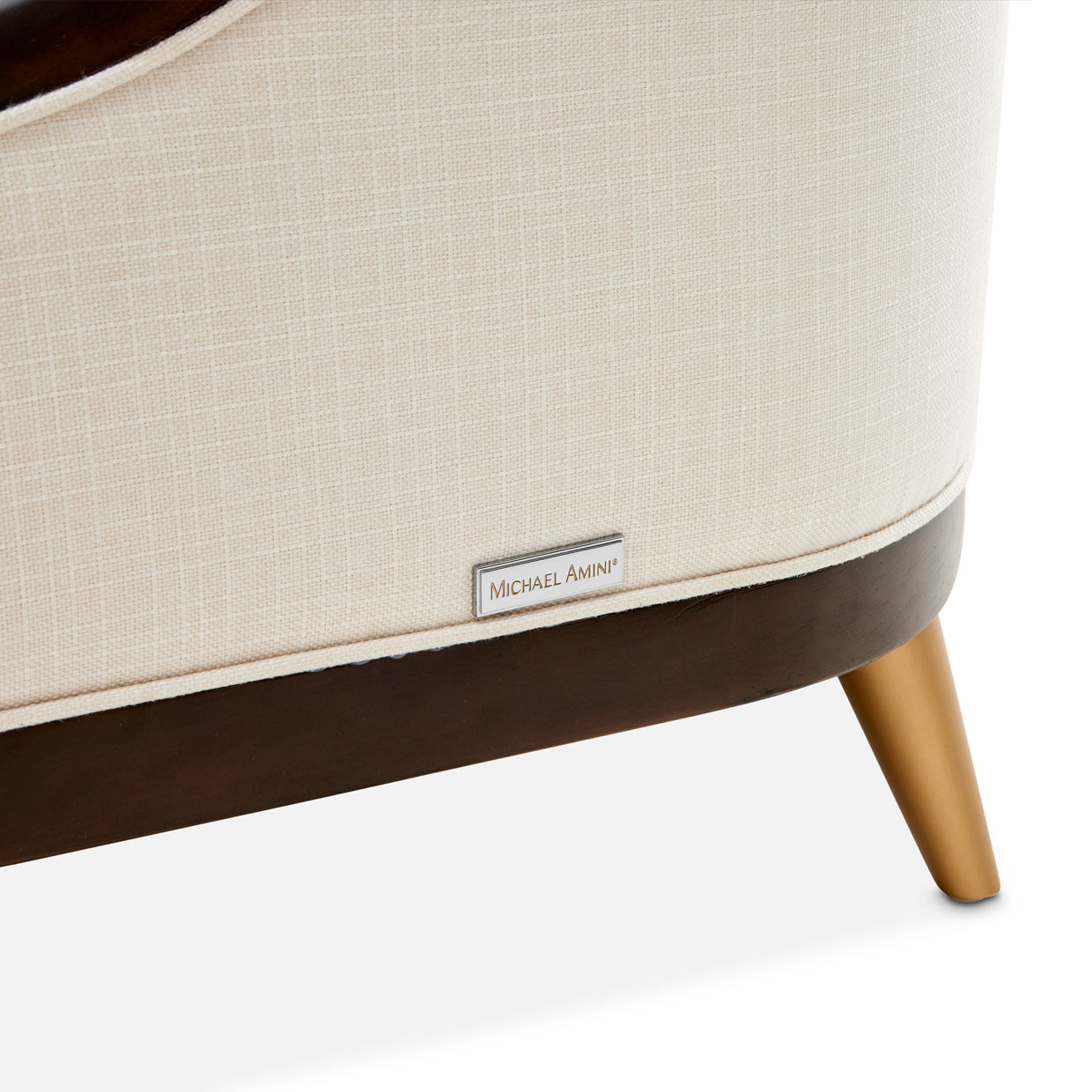 Belmont Place Accent Chair - Cream/Espresso