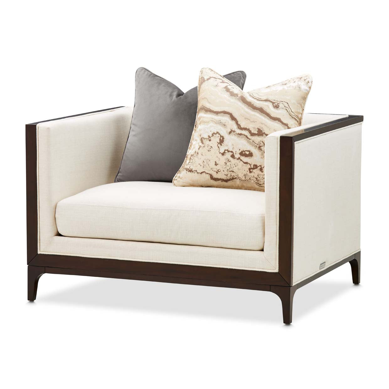 Belmont Place Matching Chair - Cream/Espresso