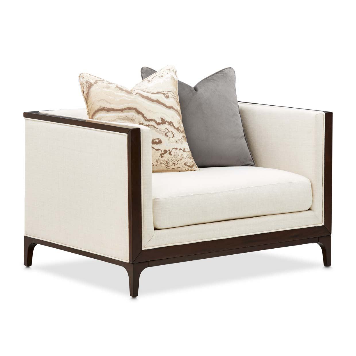 Belmont Place Matching Chair - Cream/Espresso
