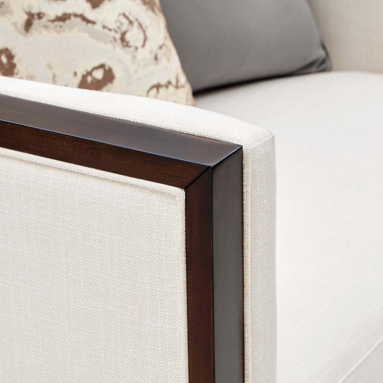 Belmont Place Matching Chair - Cream/Espresso