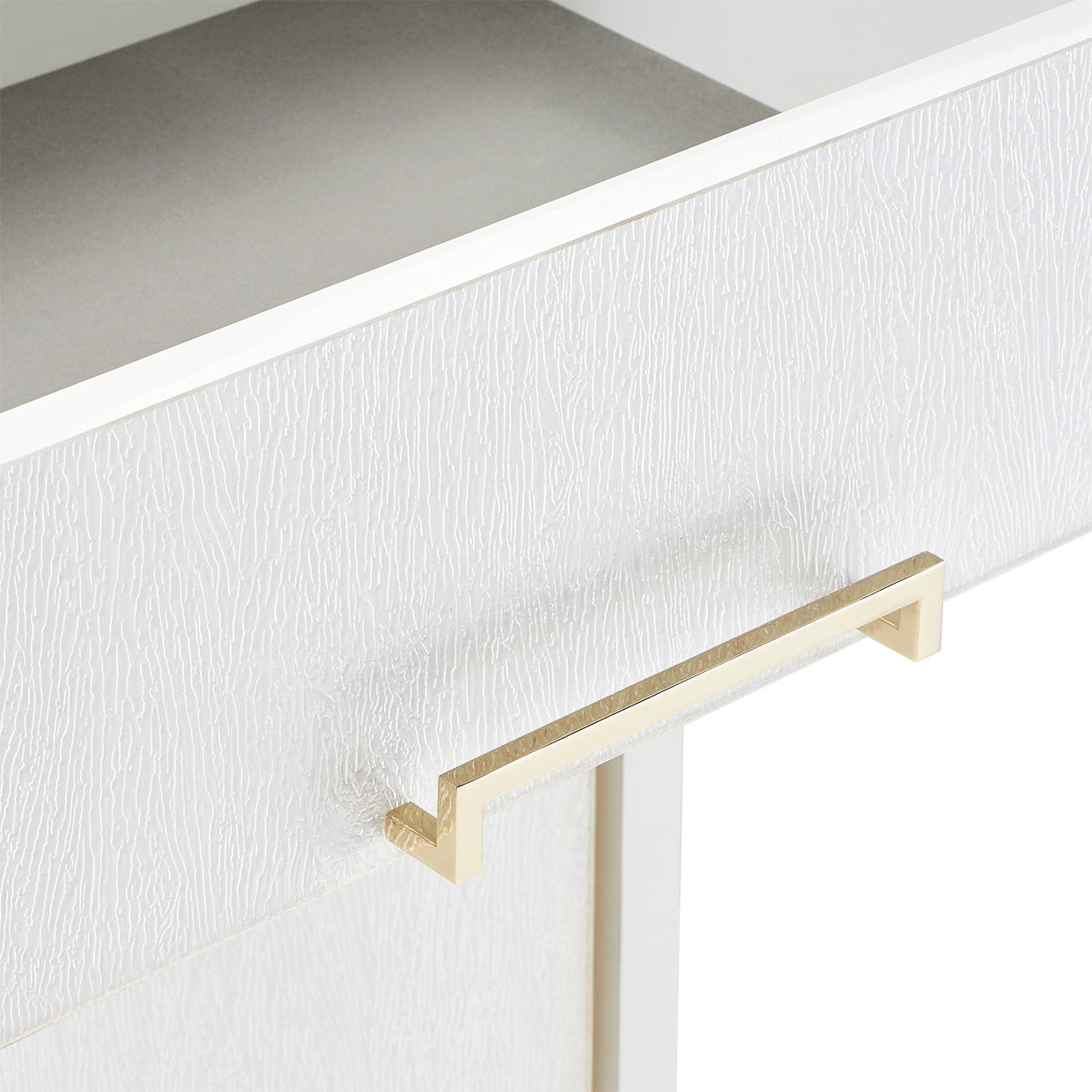 Palm Gate Sideboard with Mirror - Cloud White