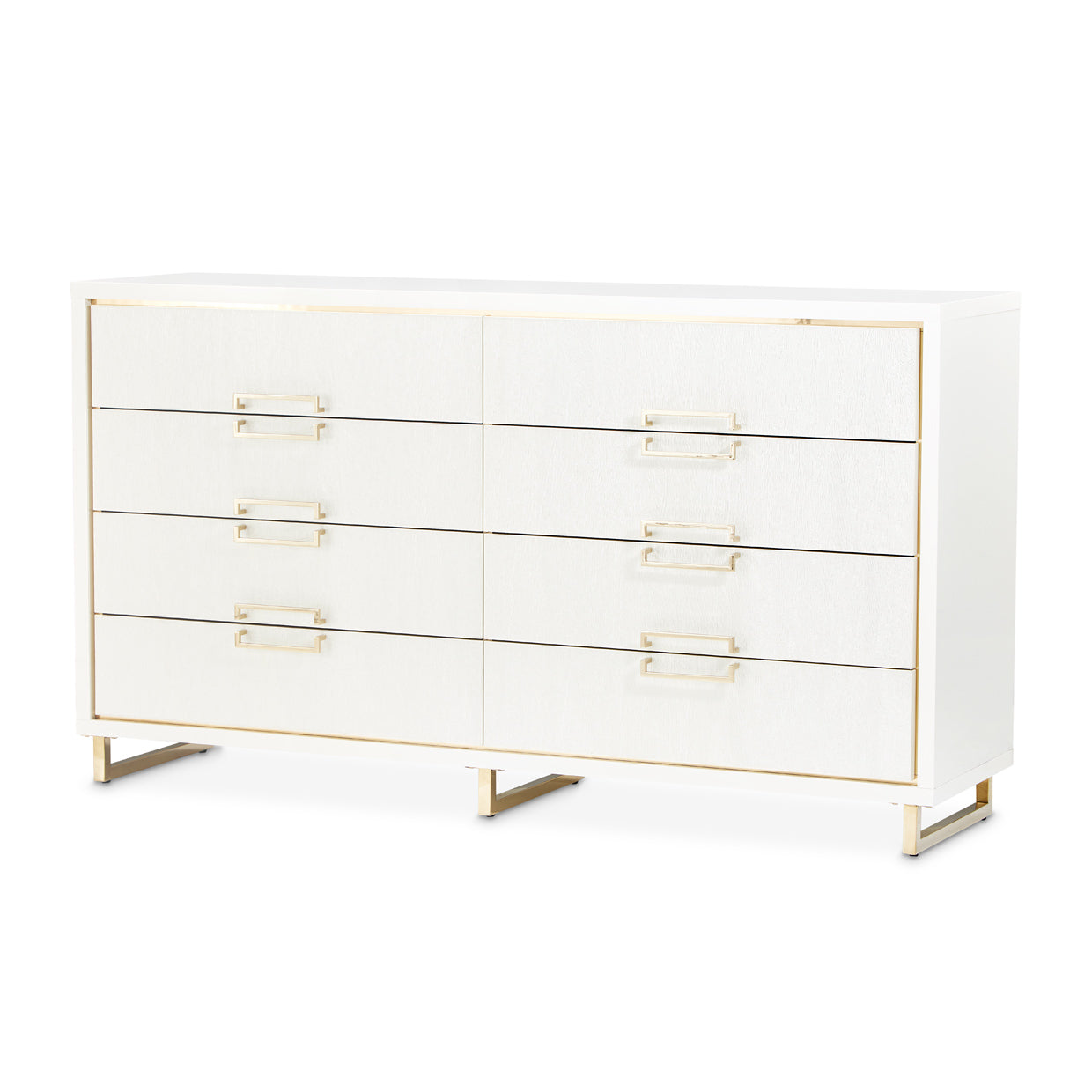 Palm Gate Dresser - Cloud White
