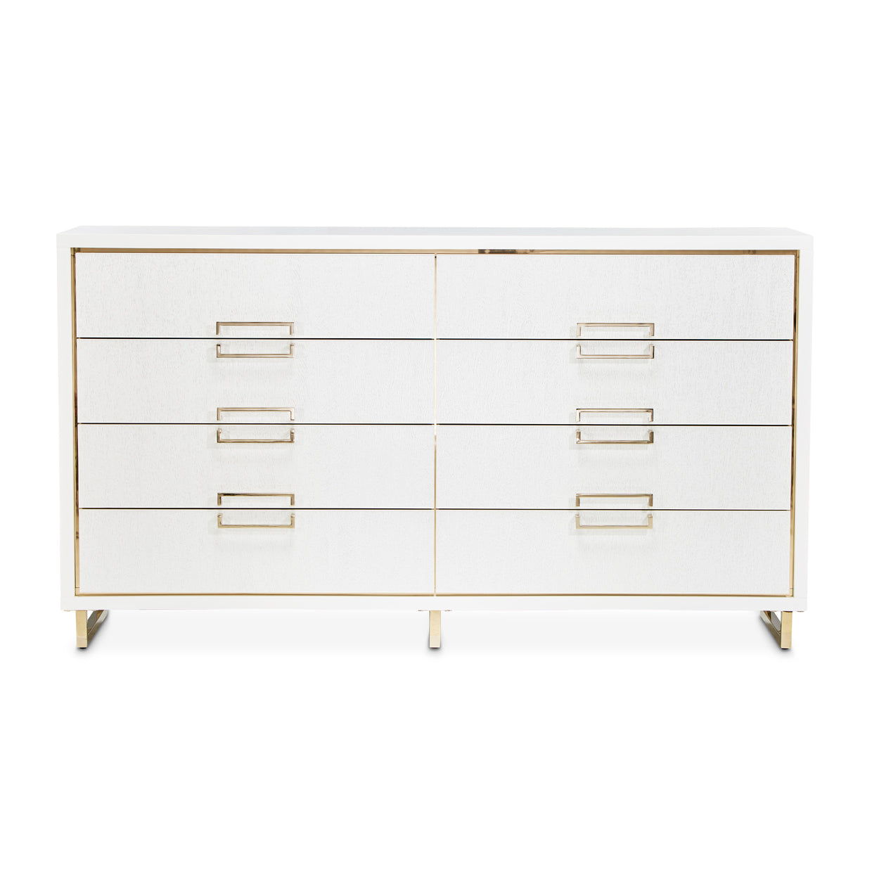 Palm Gate Dresser - Cloud White