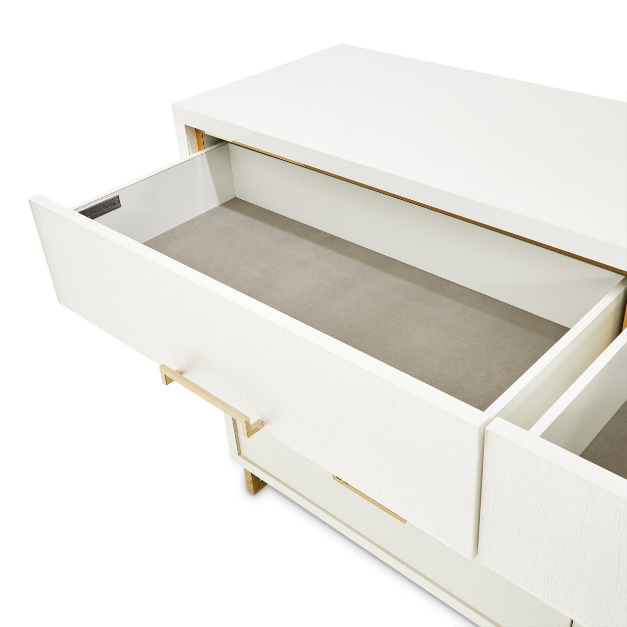 Palm Gate Dresser - Cloud White