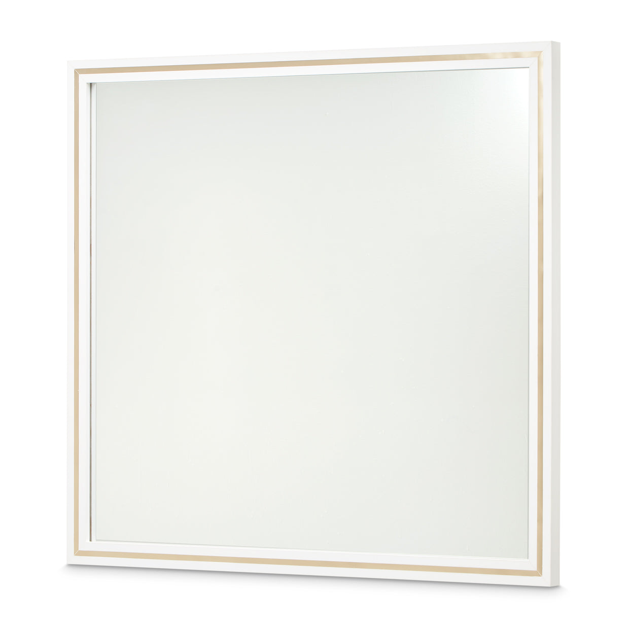 Palm Gate Wall Mirror - Cloud White