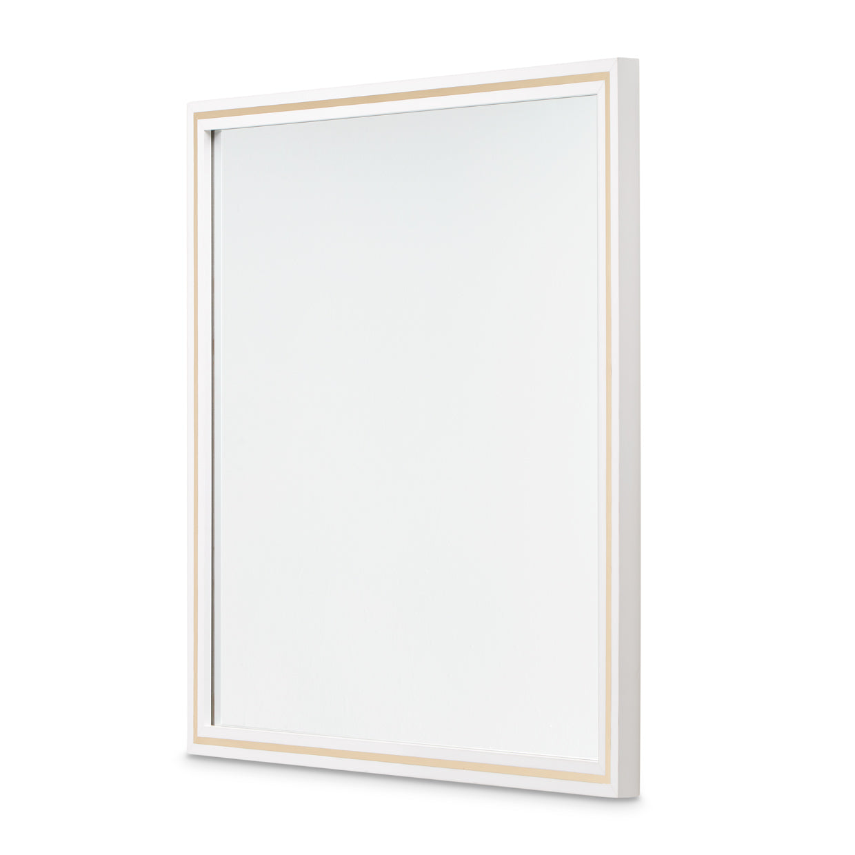 Palm Gate Wall Mirror - Cloud White