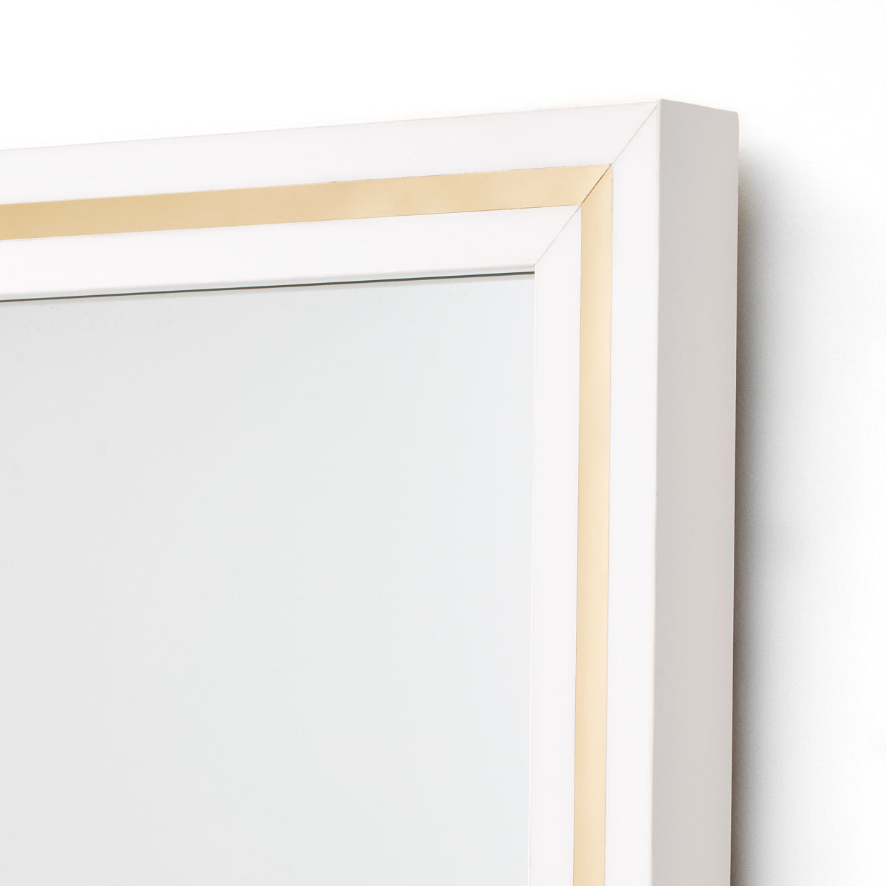 Palm Gate Wall Mirror - Cloud White
