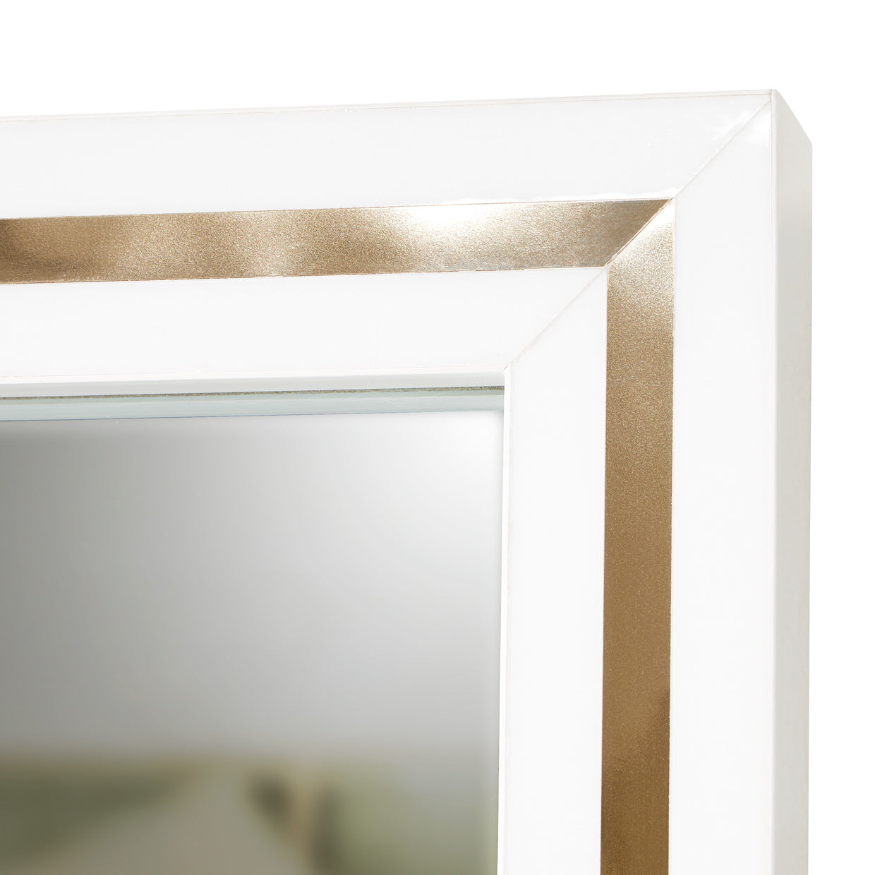 Palm Gate Wall Mirror - Cloud White