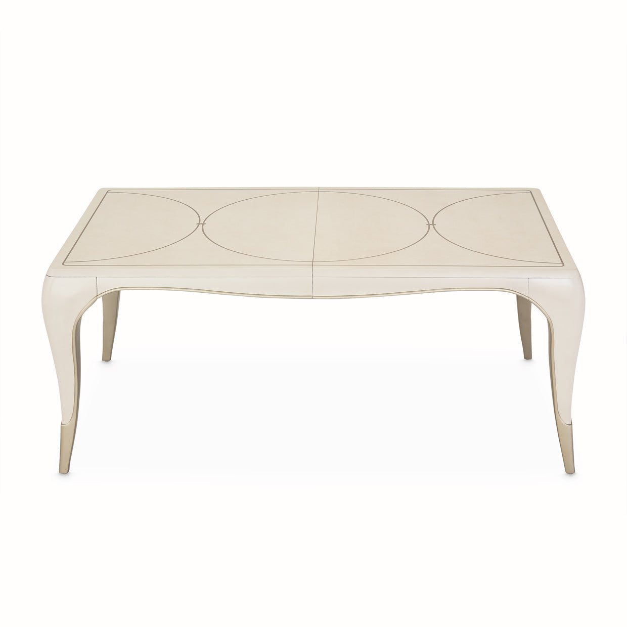 London Place Rectangular Dining Table - Creamy Pearl