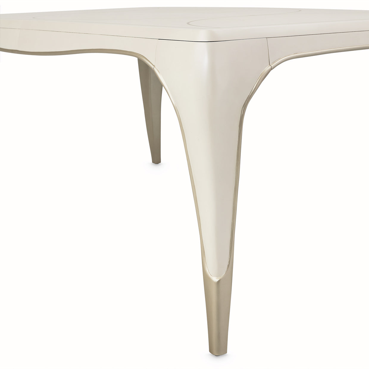London Place Rectangular Dining Table - Creamy Pearl