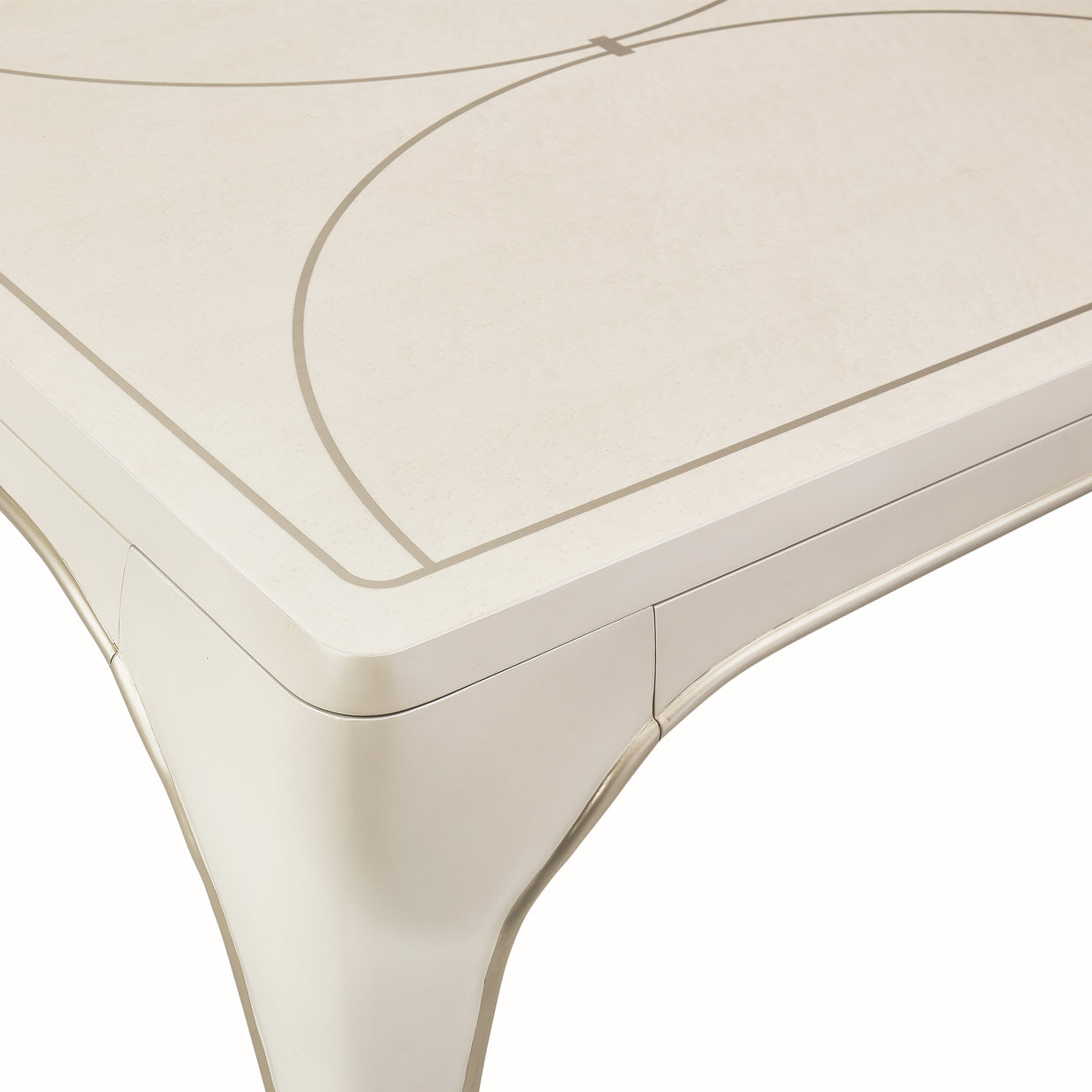 London Place Rectangular Dining Table - Creamy Pearl