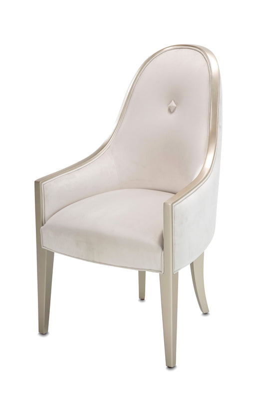 London Place Dining Arm Chair - Creamy Pearl