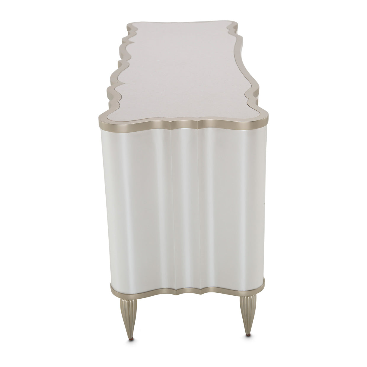 London Place Vanity Desk - Creamy Pearl
