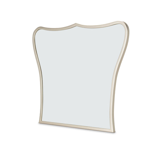 London Place Vanity Mirror Creamy Pearl