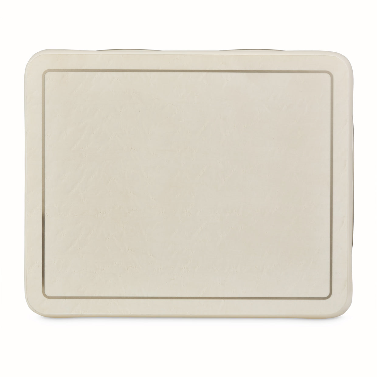 London Place Rectangular End Table - Creamy Pearl