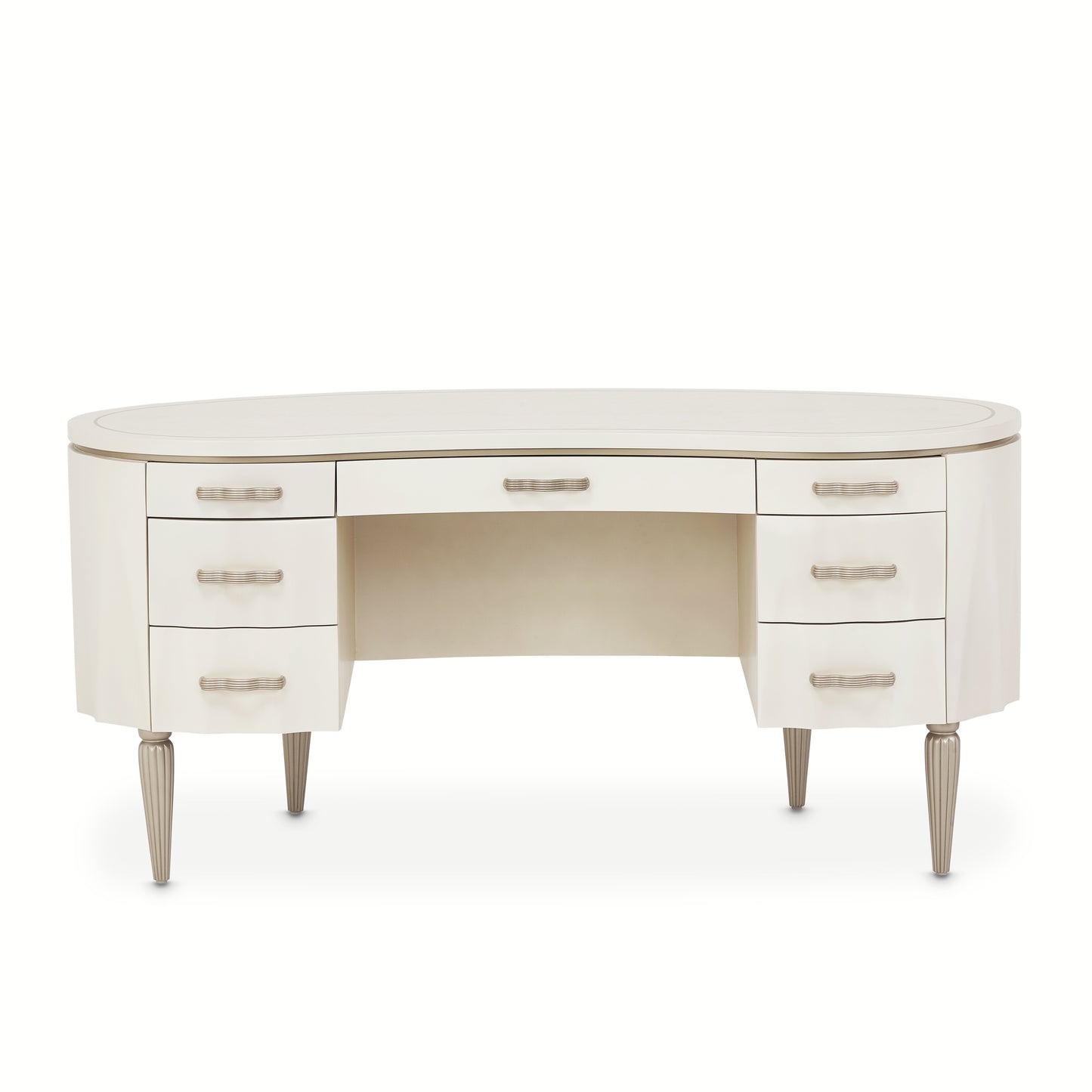 London Place Desk - Creamy Pearl
