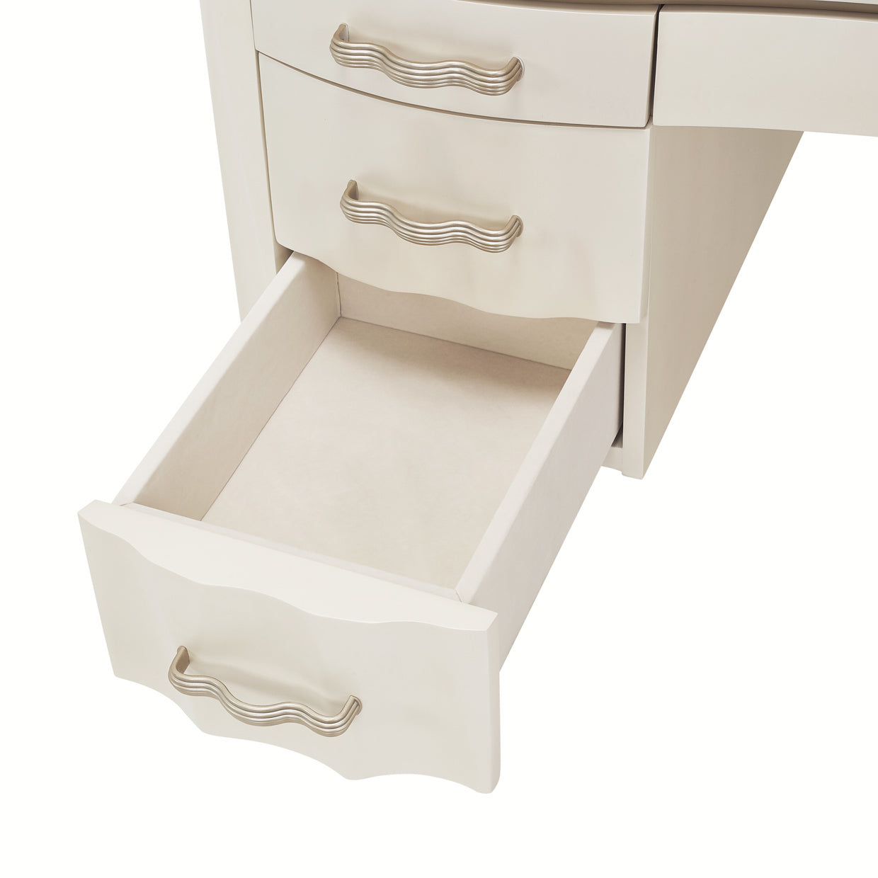 London Place Desk - Creamy Pearl