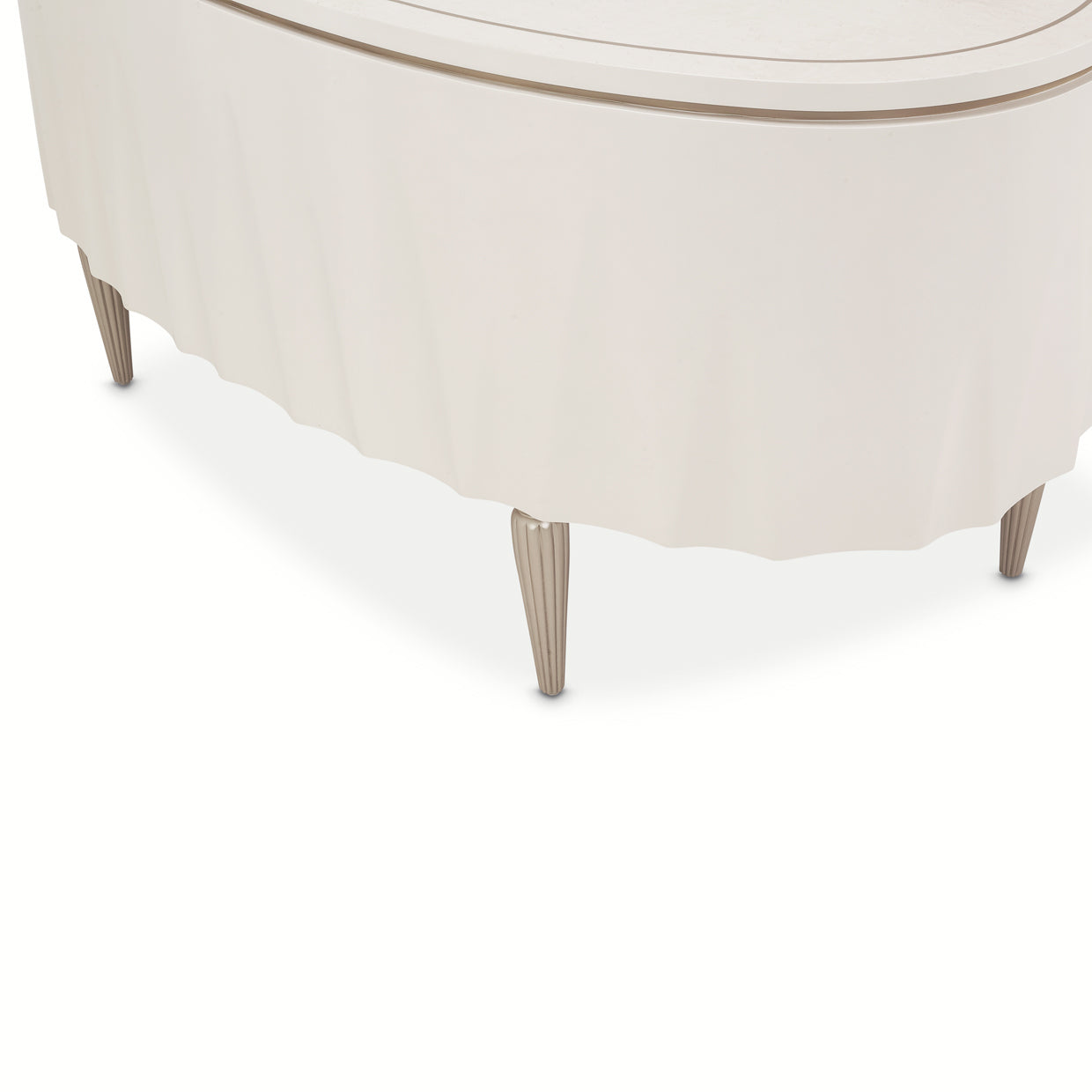 London Place Desk - Creamy Pearl