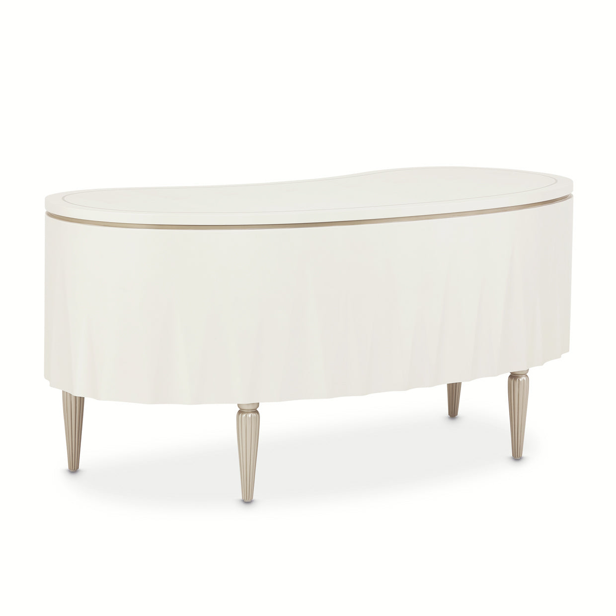 London Place Desk - Creamy Pearl
