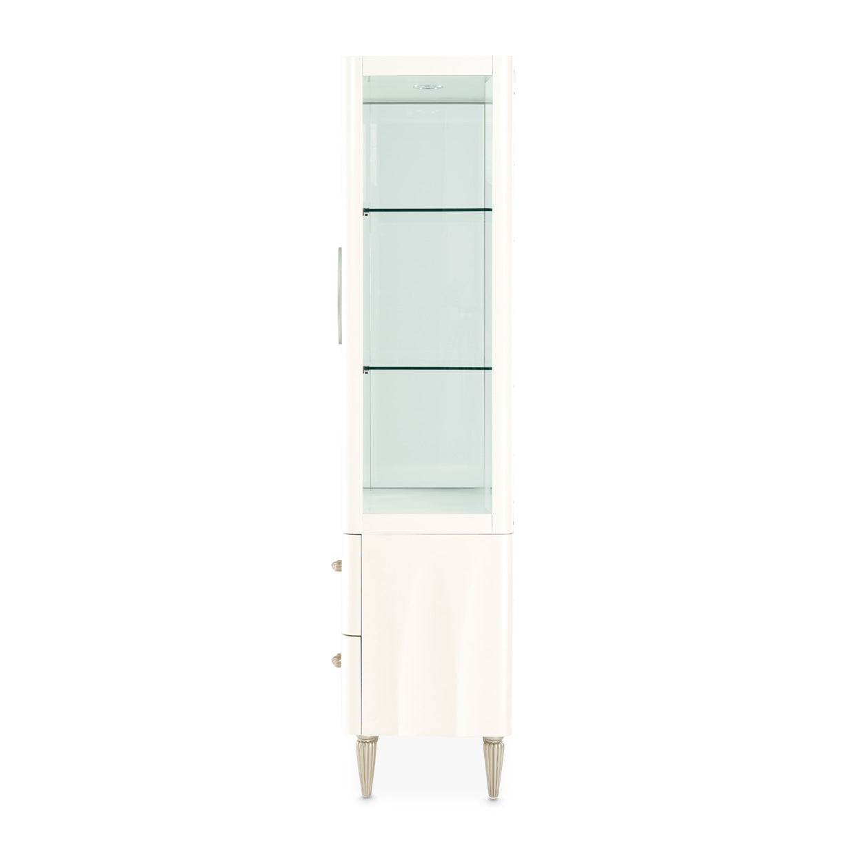 London Place Display Cabinet - Creamy Pearl