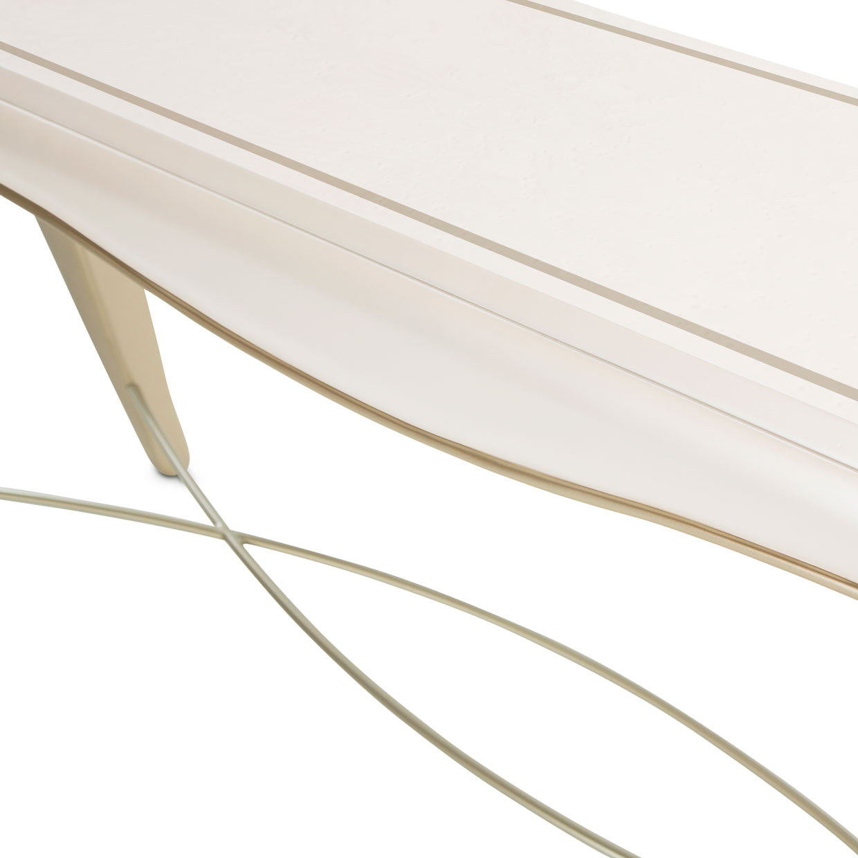 London Place Console Table - Creamy Pearl