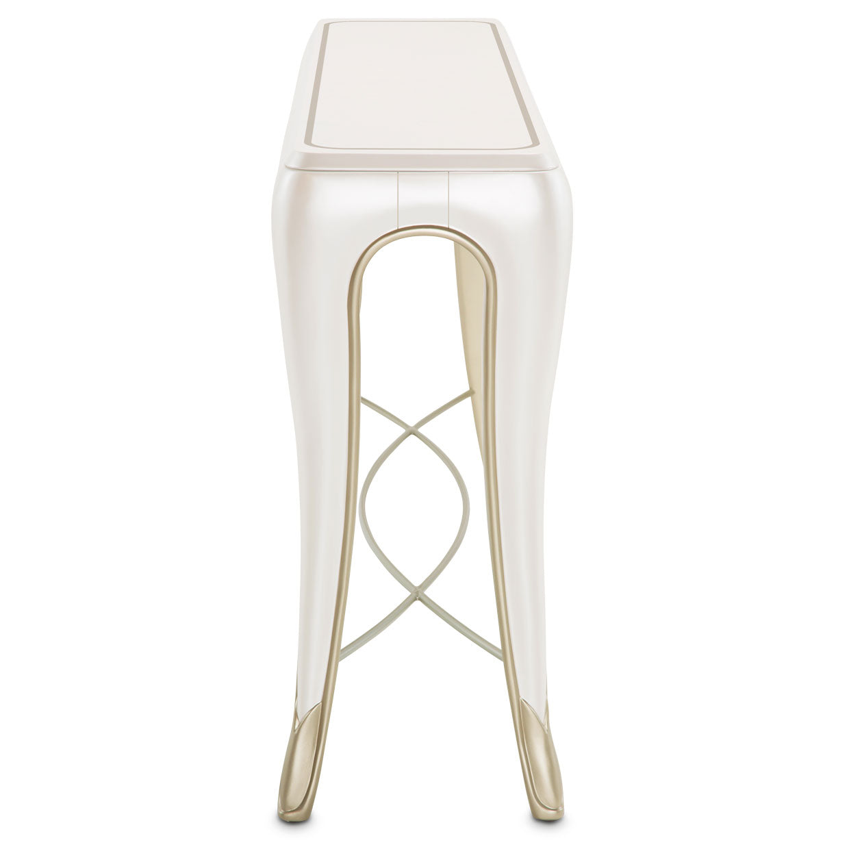 London Place Console Table - Creamy Pearl