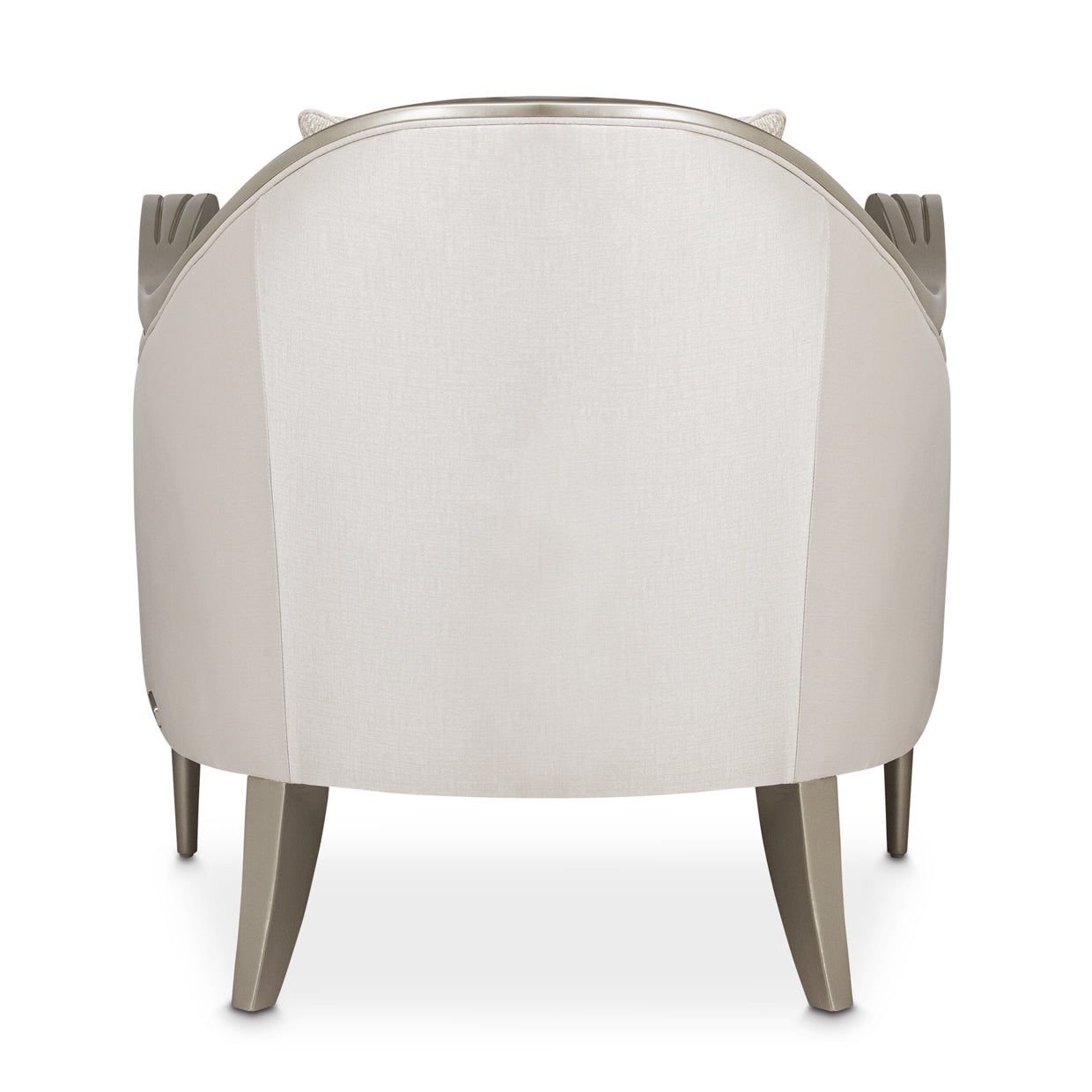 London Place Accent Chair - Porcelain/Platinum
