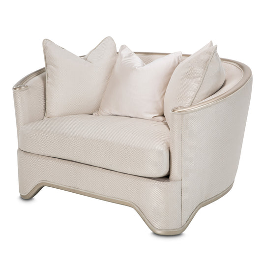 London Place Chair and a Half - Champagne