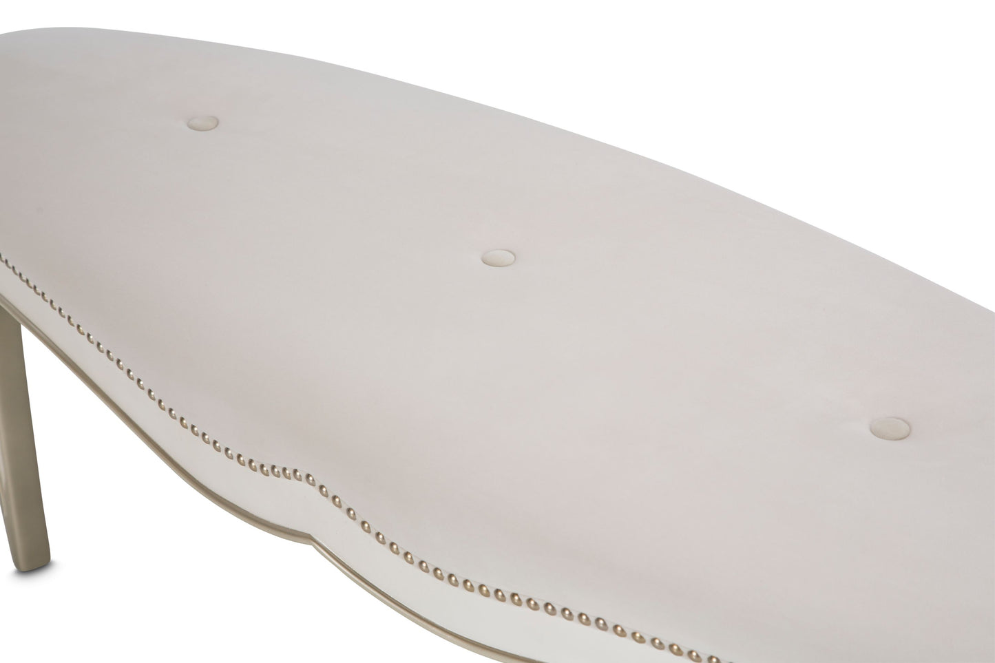 London Place Accent Bench - Creamy Pearl