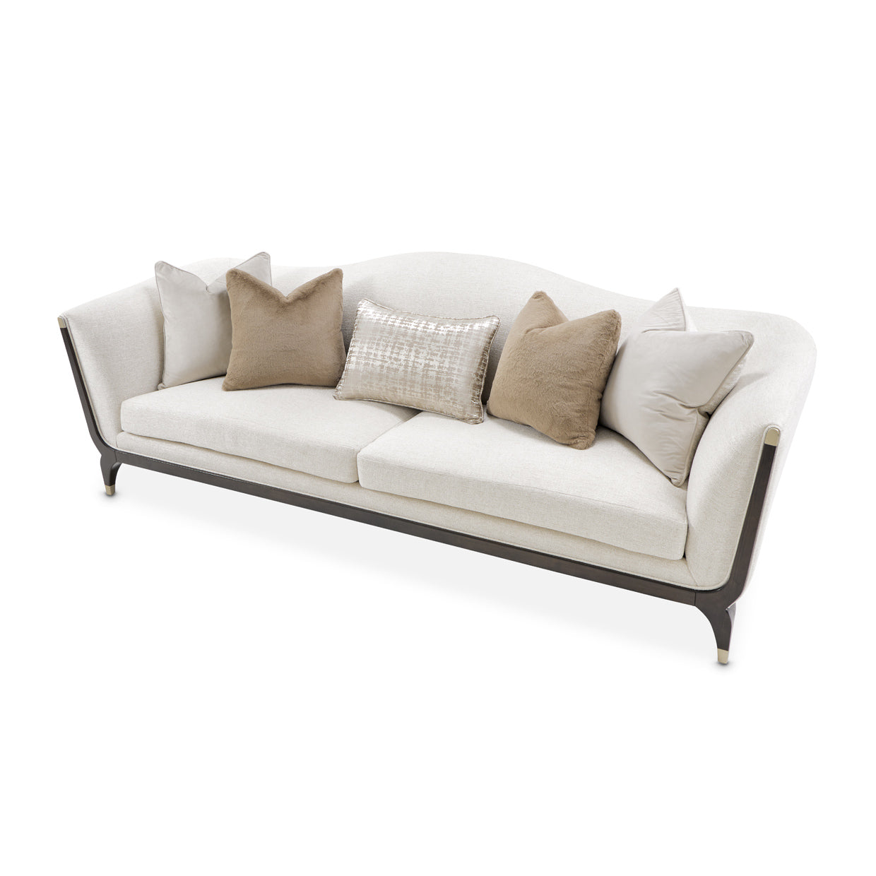 Paris Chic Sofa - Cremini/Espresso