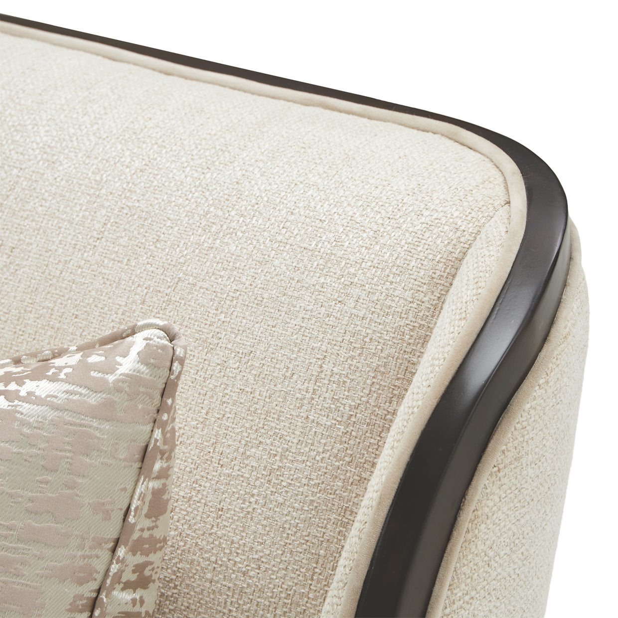 Paris Chic Accent Chair - Cremini/Espresso