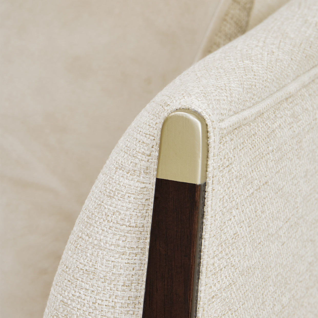 Paris Chic Matching Chair - Cremini/Espresso