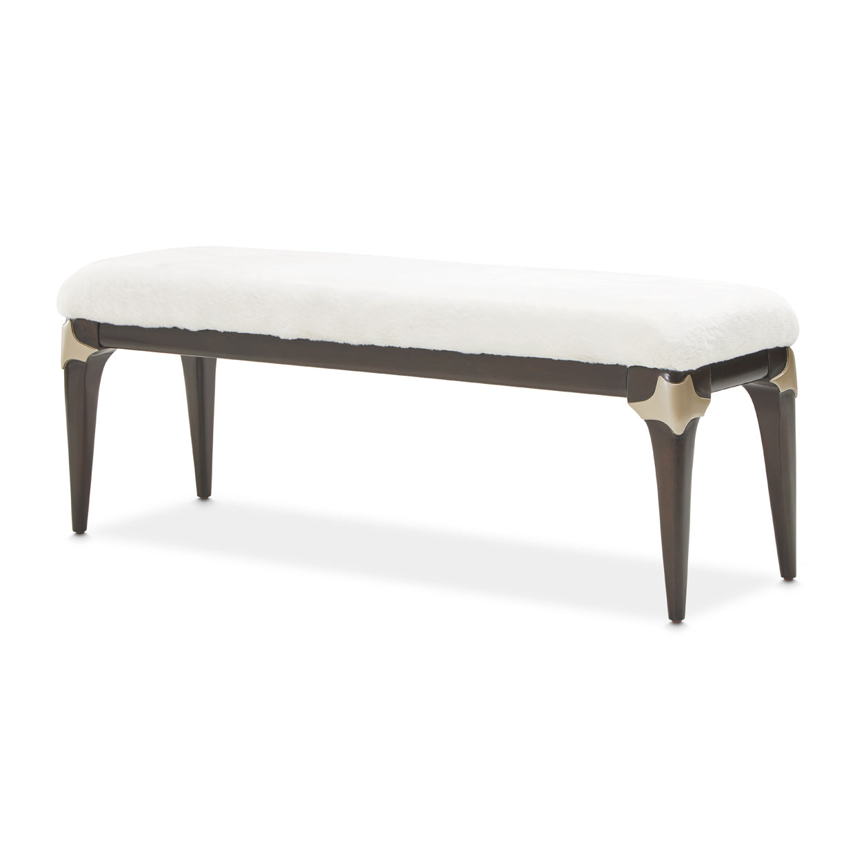 Paris Chic Accent Bench - Espresso