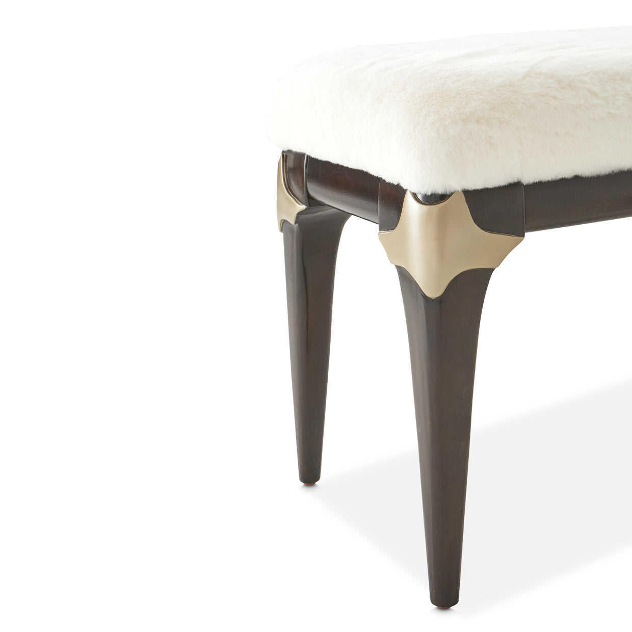Paris Chic Accent Bench - Espresso