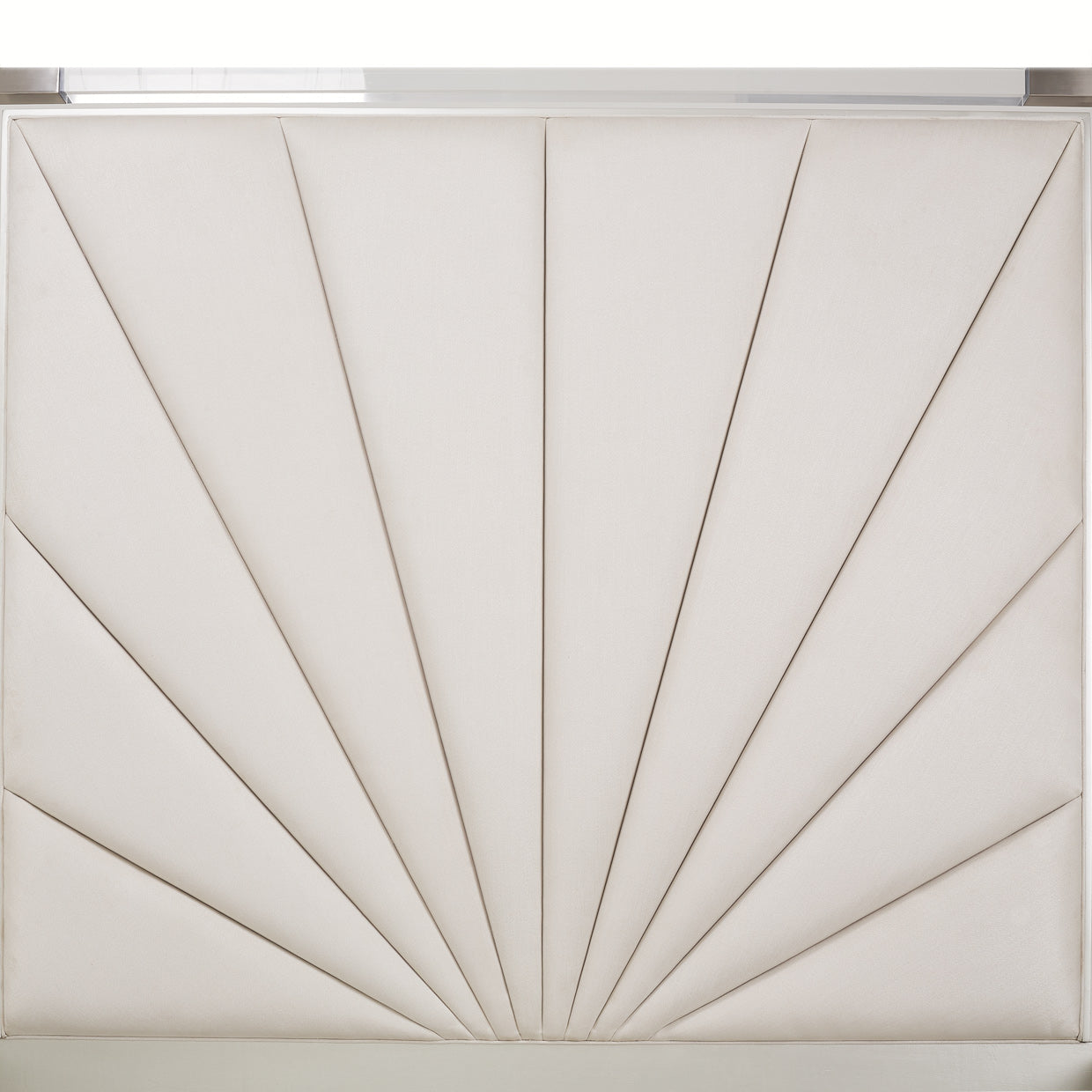 Penthouse Queen Tall Panel Bed - Frosted Linen/Ash Gray