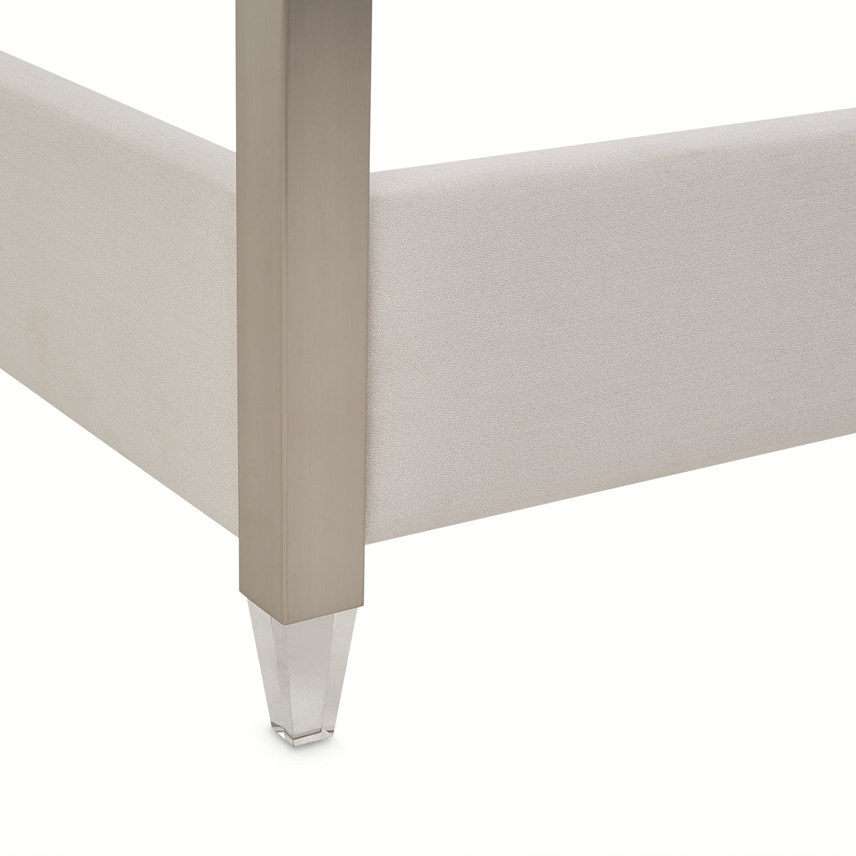 Penthouse Eastern King Canopy Bed - Ash Gray