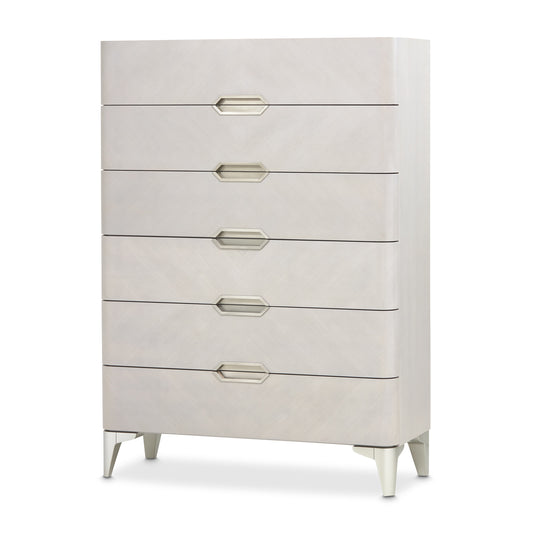 Penthouse 6-Drawer Chest - Ash Gray
