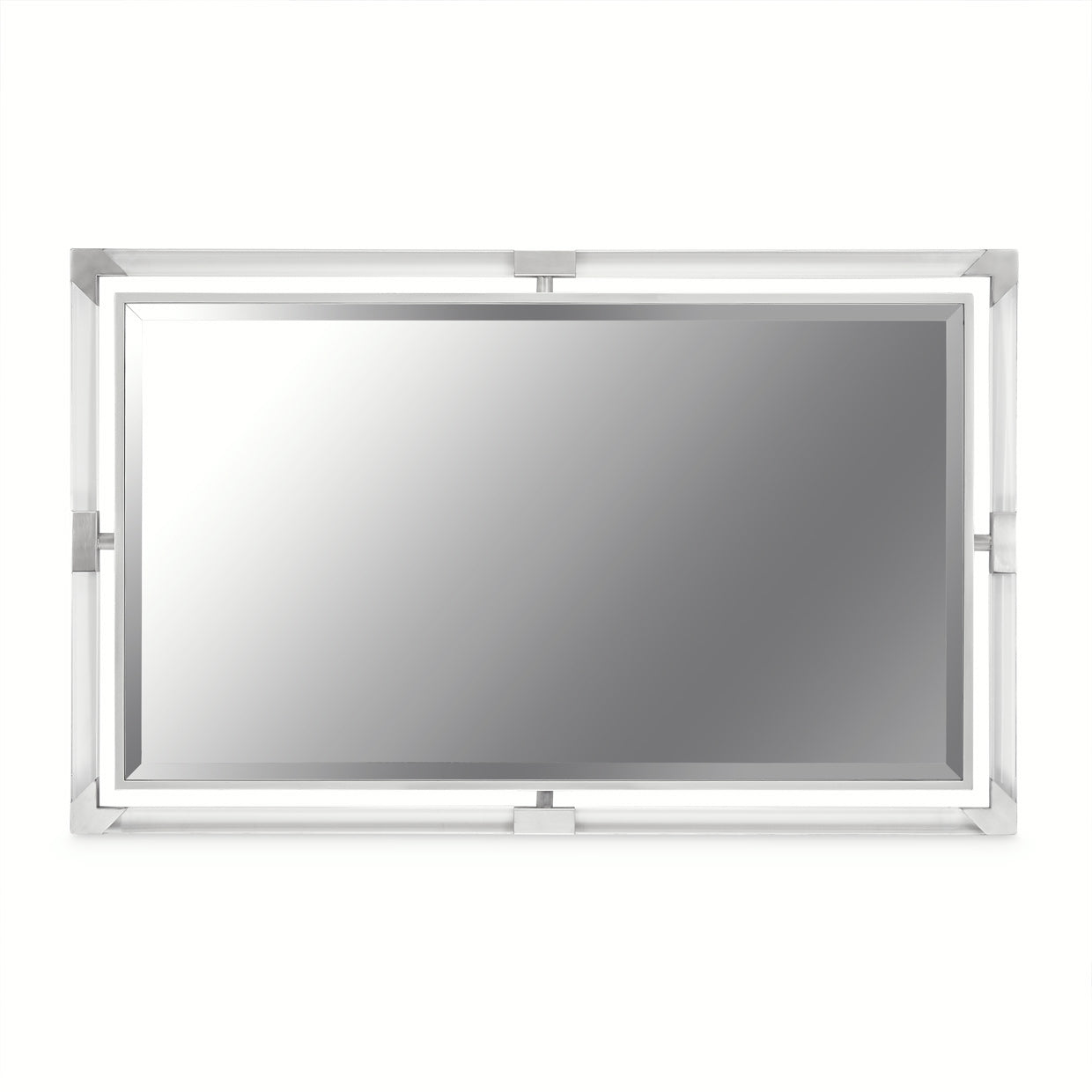 Penthouse Wall Mirror - Ash Gray